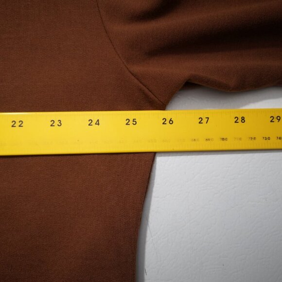 The Original Muk Luks Ladies Size 1X Copper Color Fleece Lined Sweat Top - Picture 9 of 11